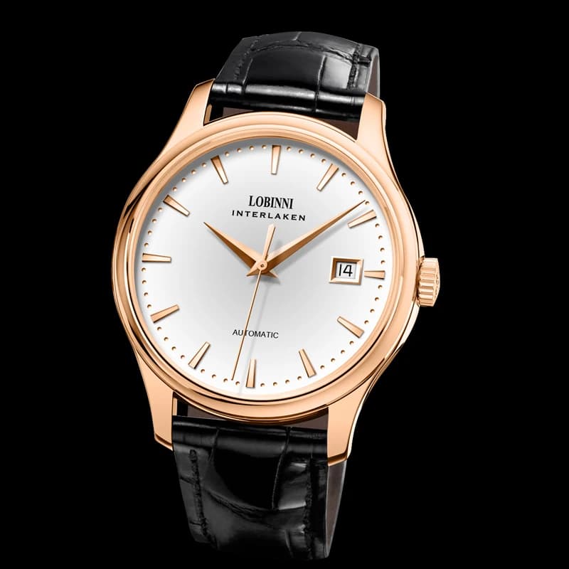 LOBINNI Fashion Business Seagull Automatic Men Mechanical Watches Top Brand Luxury Design Waterproof 50M Male Clock - Image 4