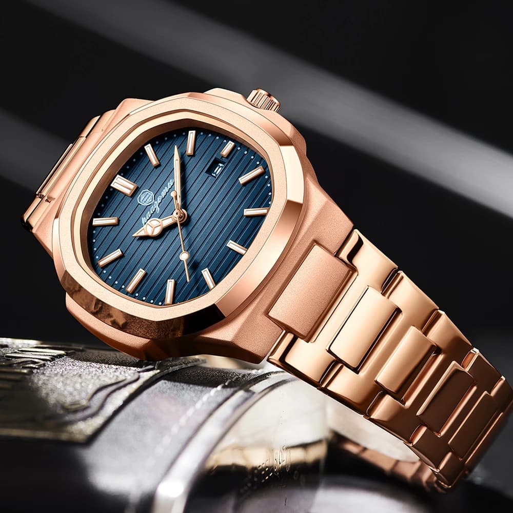 2026 New For Men Fashion Brand Male Watch Waterproof Luminous Stainless Steel Watches  Date Week Casual Quartz Men's Clock Reloj - Image 4