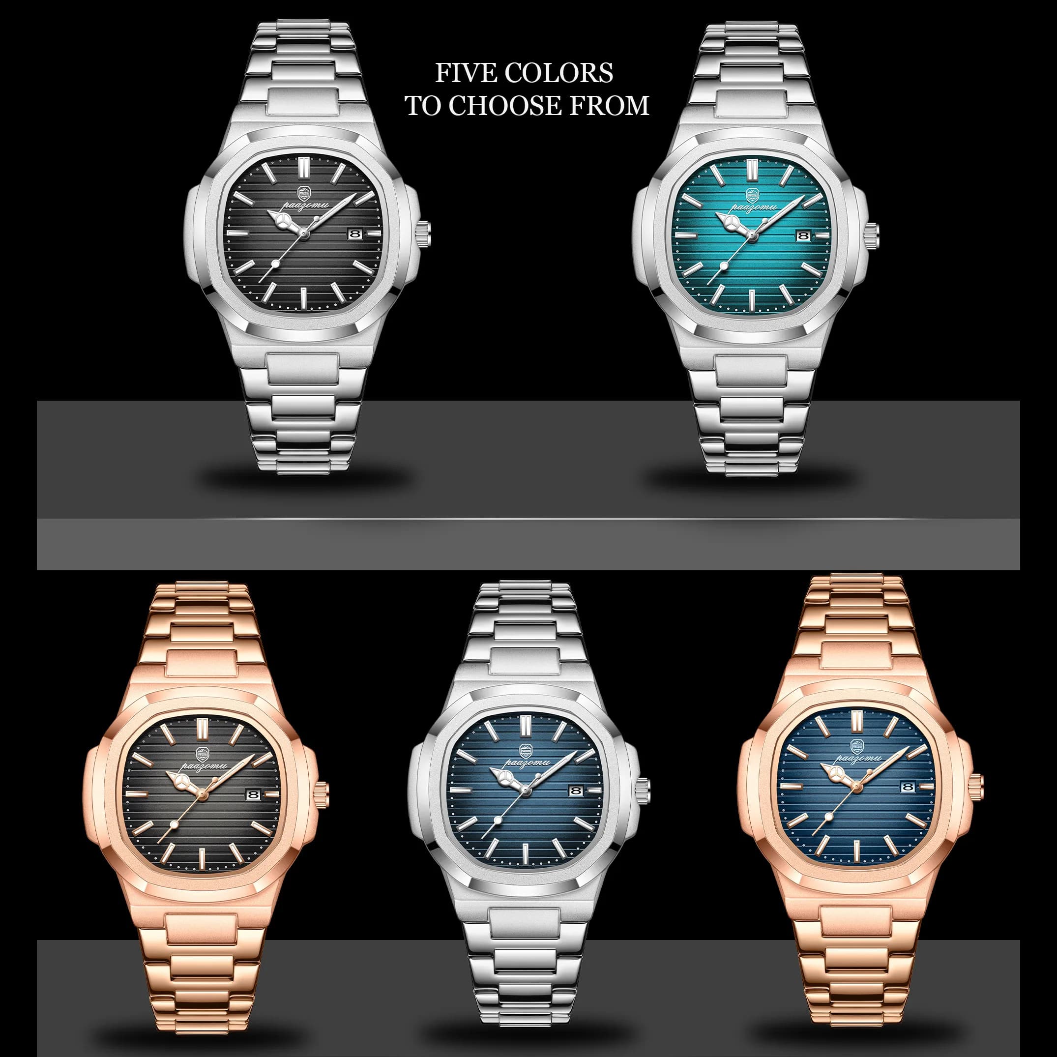 2026 New For Men Fashion Brand Male Watch Waterproof Luminous Stainless Steel Watches  Date Week Casual Quartz Men's Clock Reloj - Image 6
